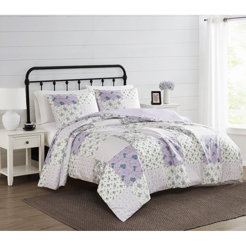Cannon Elissa Patchwork, Queen Comforter + 2 Standard Shams