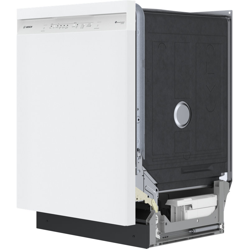 24" Recessed Handle 300 Series Dishwasher, White