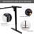 VIVO Electric Single Motor Stand Up Desk Frame (Frame Only)-1065042516