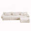 Compression et assise profonde en chenille 3 + 1 places (avec 3 coussins)-1459282660