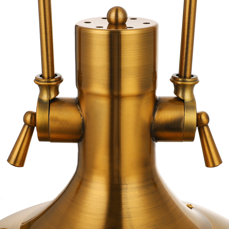 Boltwood 1 - Light Gold Dome Pendant