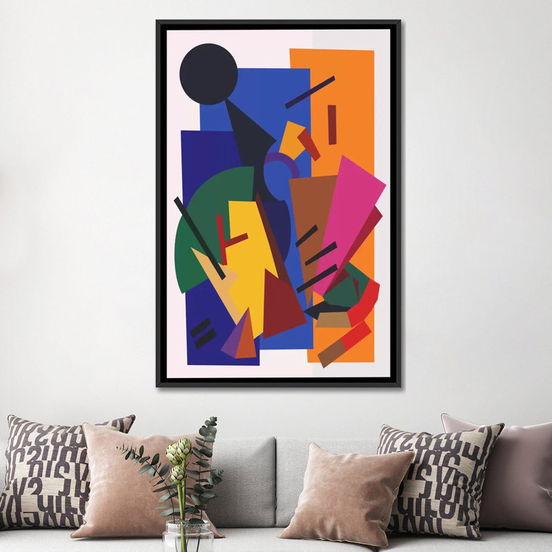 « oublied things », impression sur toile, Toile avec cadre noir, Pas de tapis, H 48 po x l 32 po x P 1,5 po