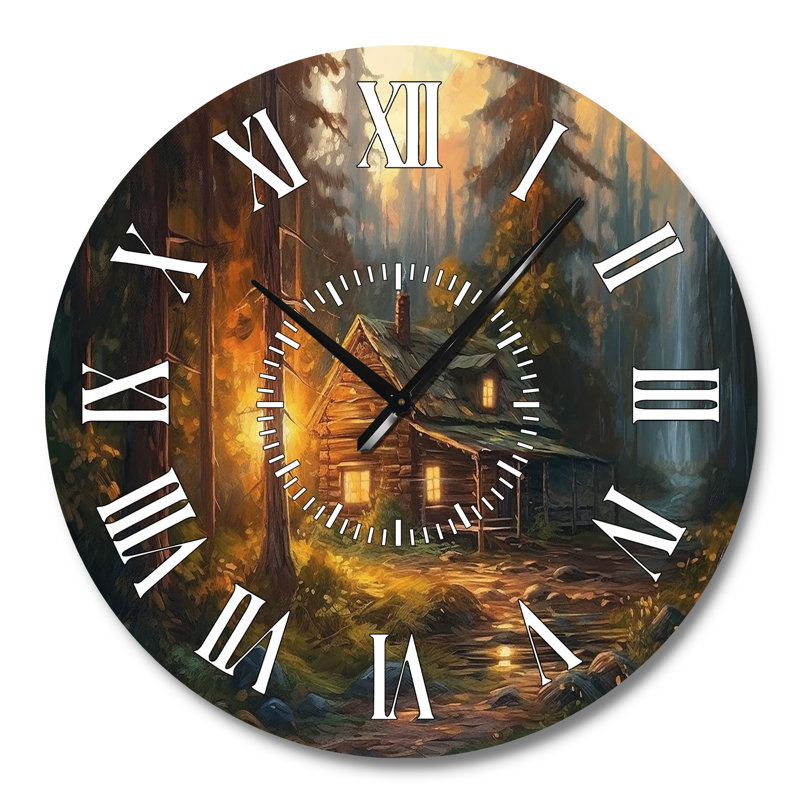Horloge murale forêt, Grand