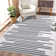 Kryska Washable Striped Indoor Rug