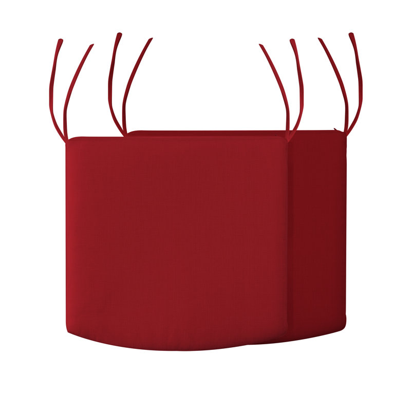 Outdoor 1.57'' Replacement Cushion Set Seat Cushion, Red