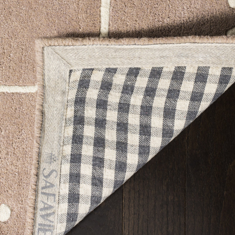 Tapis en laine touffeté à la main Cruz, Rectangle 2 pi 6 po x 4 pi