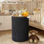 Large Clothes Storage Basket, 58L Cotton Rope Laundry Basket with Handles – Modern Two-Tone Woven Storage Bin for Blankets and Toys-114498728