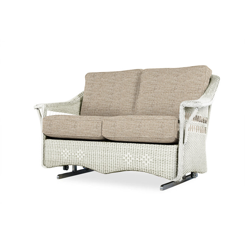 Nantucket Outdoor 2 - Seat Loveseat, Friendly Flax, Ebony