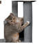 Grattoir pour chat en gris foncé.