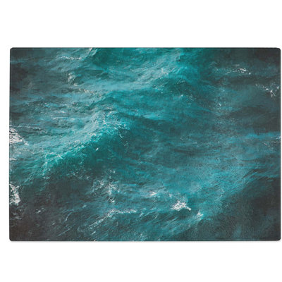 Glass Mood of The Waves Chopping Board