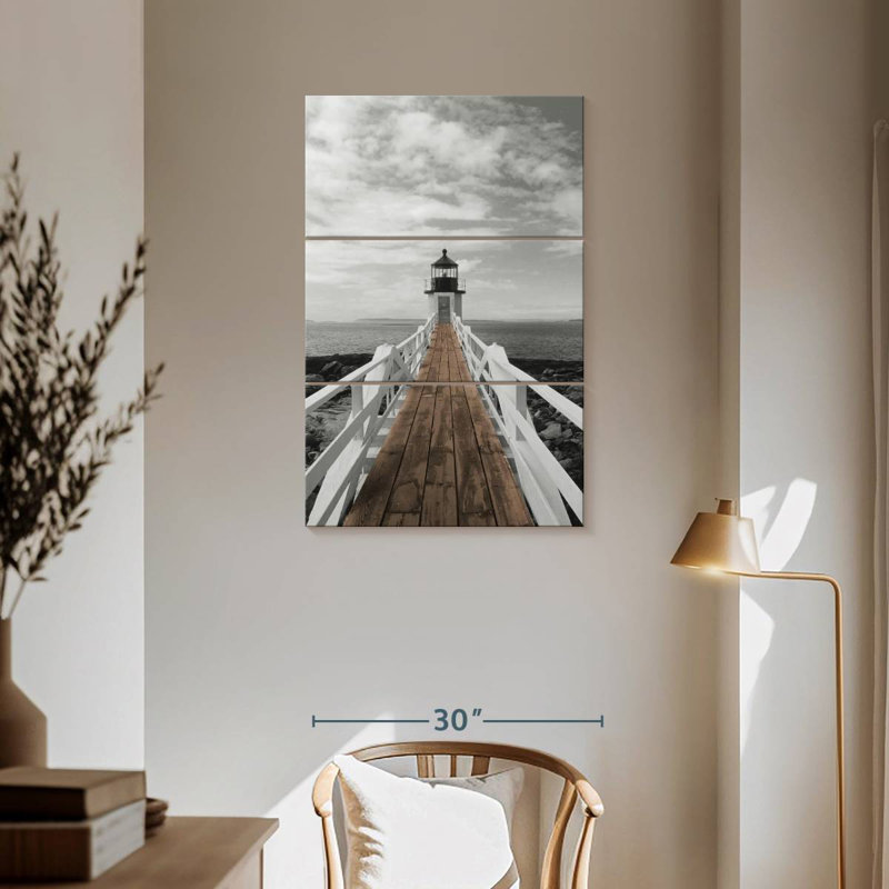 Phare de Nicci Port Clyde, H 57 po x l 36 po