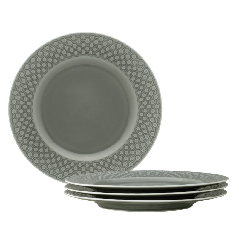 Ensemble de 4 assiettes à salade Kikko, 8,25 po, Mousse
