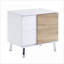 Table basse Verux Table de bout - Rangement de salon moderne avec tiroirs lisses