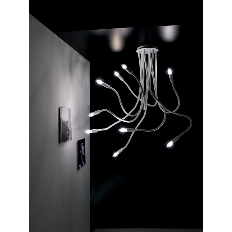 Ferebee 9 - Light Cluster Pendant, White