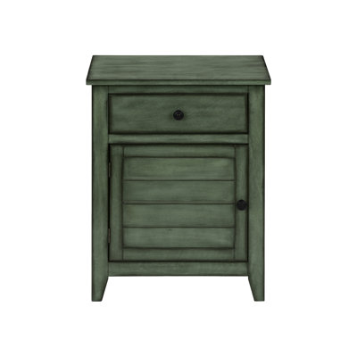 Accent Table With Antique Veneer, Drawer Storage, Ideal For A Stylish Bedroom And Living Room 25 Inch High Spacious Top, Storage Cabinet, Veneer Relaxed Area