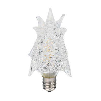 Westinghouse Lighting 0.6 Watt (7 Watt Equivalent) Clear Star Dimmable Filament LED Light Bulb, Candelabra Base, 4 Pack