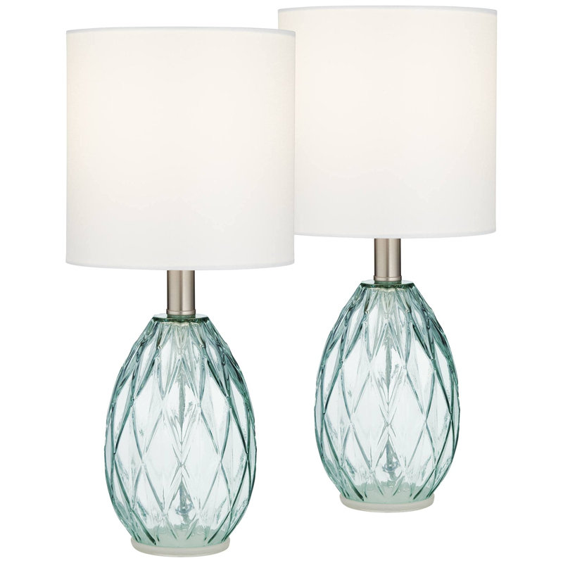 Lampe de table en verre Alhena