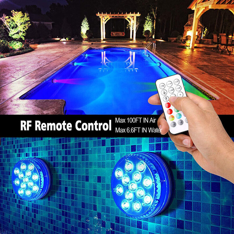 White Low Voltage Battery Powered Integrated LED Deck Light Kit