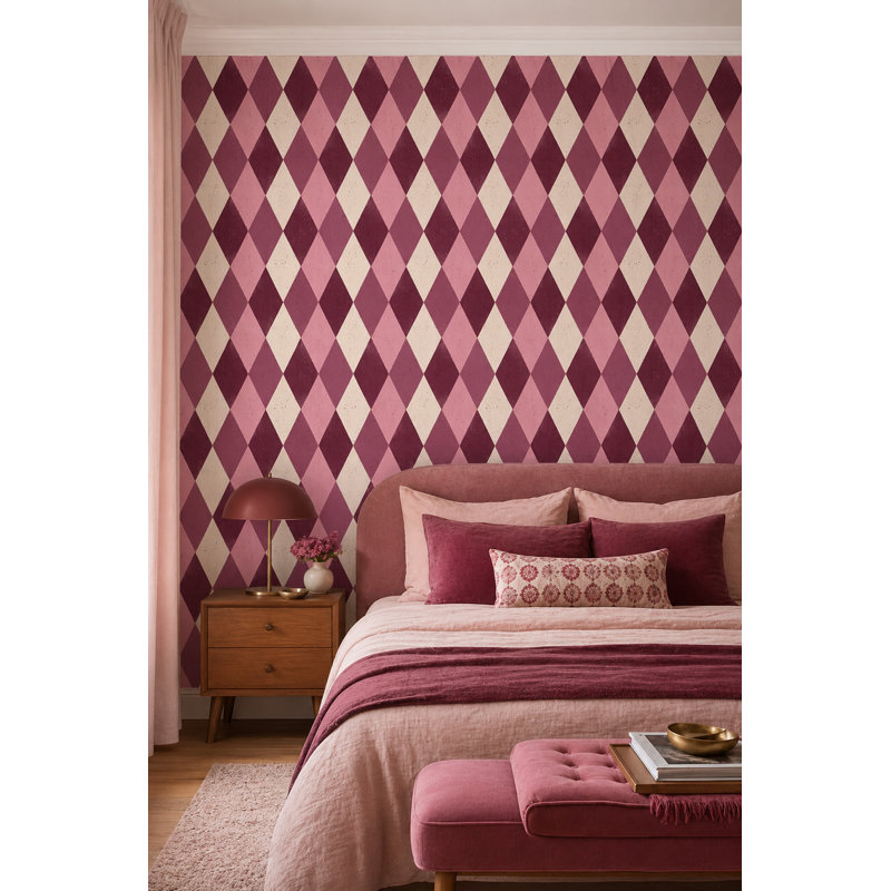 Papier peint mural Mid-Century, Peler et coller