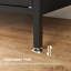 Alverto Metal Rectangle Buffet Table Accent Chest