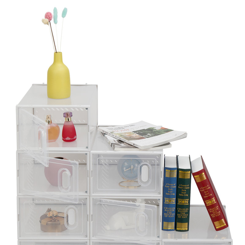 18 Pair Stackable Shoe Storage Box