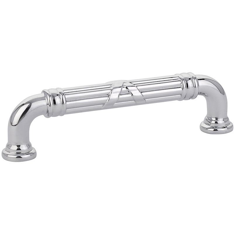 Poignée barre Emtek, Chrome poli, 4"