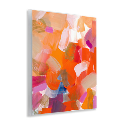 Plaque murale «Confetti Petals Abstraction», conception par Lanie Loreth