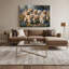 Chiens havanais gris, art mural sur toile-1387818592