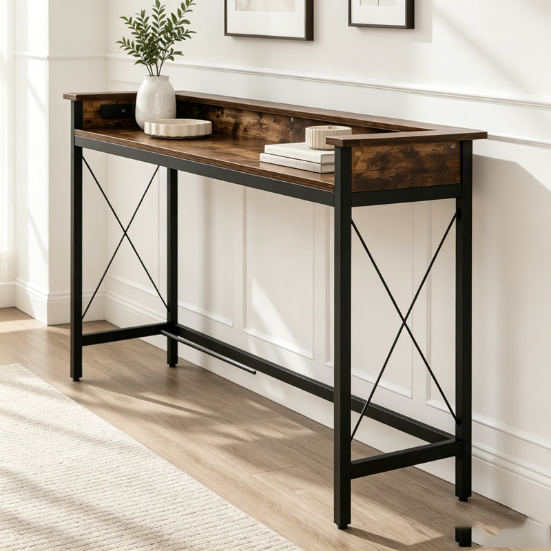 Versatile Display Shelves,Freestanding Bookshelf, Gold+White