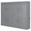 Grand lit escamotable mural, gris
