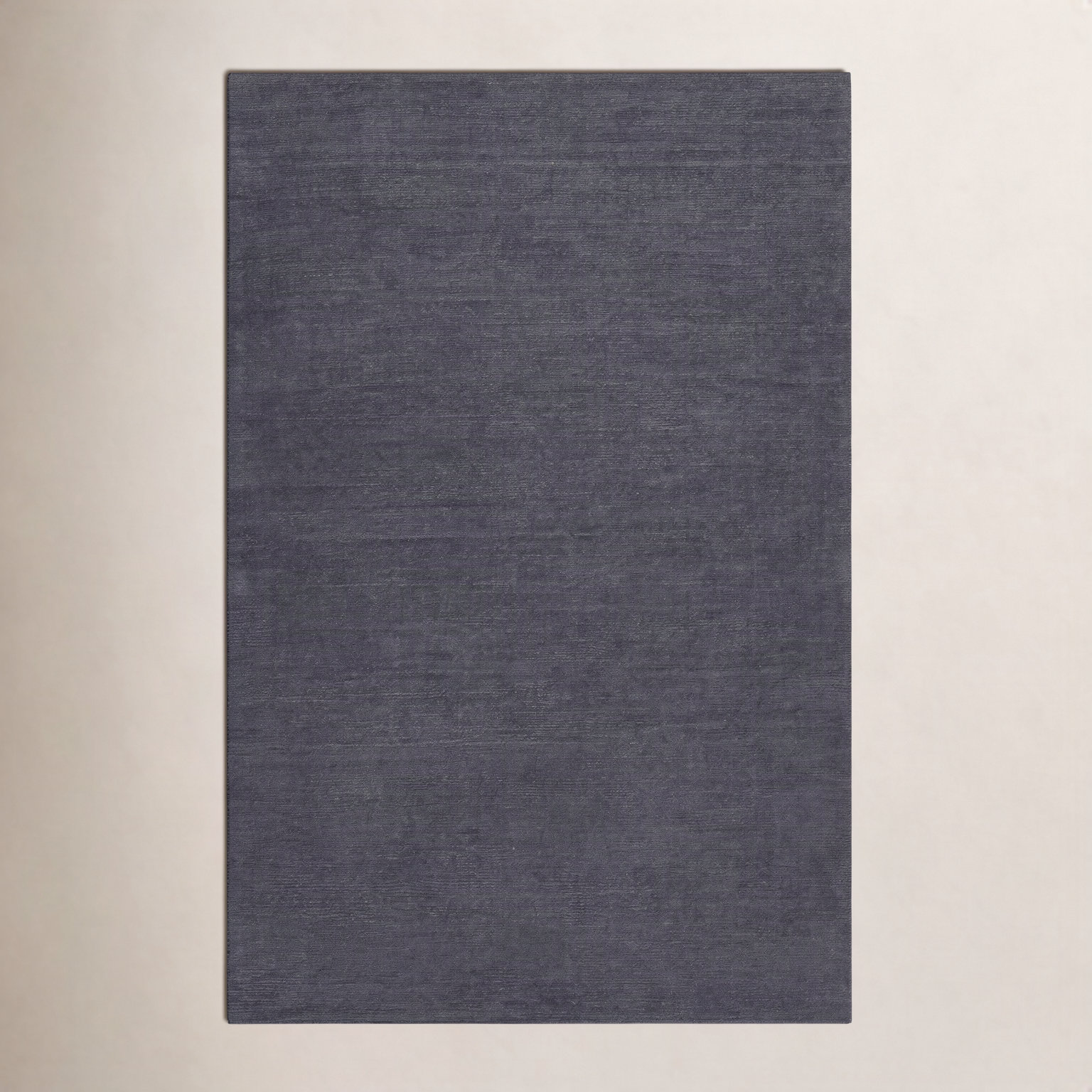 Crowe Charcoal Gray Hand-Woven Wool Rug, Rectangle 6' x 9'