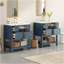 Ensemble de meuble-lavabo 60 po avec lavabo en céramique (séparé), ensemble de meuble-lavabo sur pied simple avec tiroirs, armoire de rangement en bois-631348289