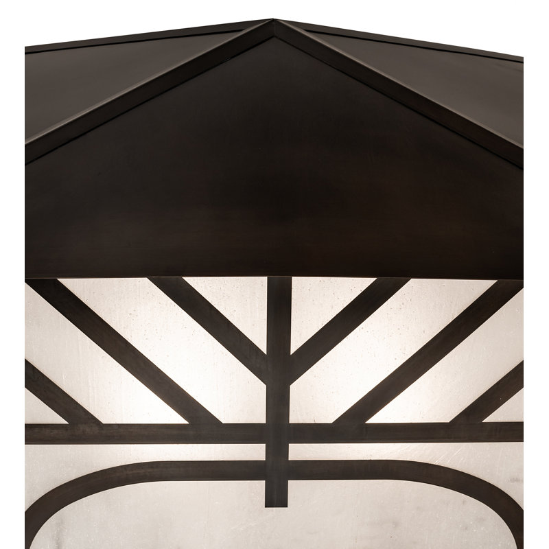 37" Square Seneca Chevron Mission Pier Mount