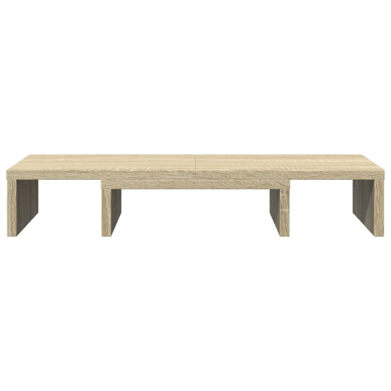 Support pour écran vidaXL, Chêne sonoma, H 4,1 po x l 23,6 po x P 9,4 po