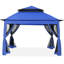 Pavillon de jardin en acier-125996674-125996671