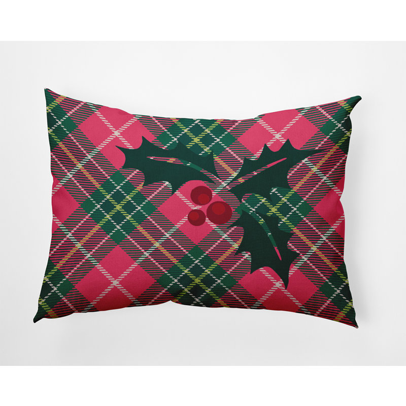 Reversible Throw Pillow, 14" x 20", Rectangular
