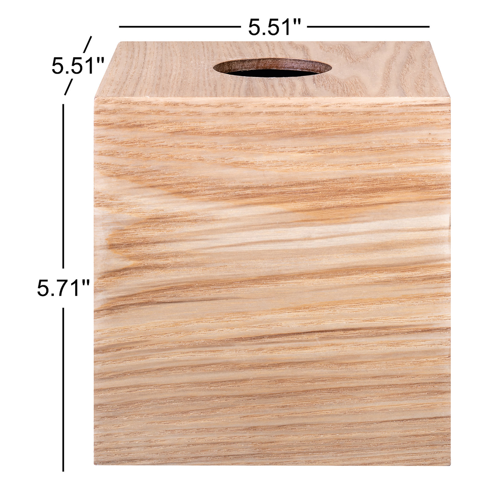 Wilo Hardwood Tissue Box Cover