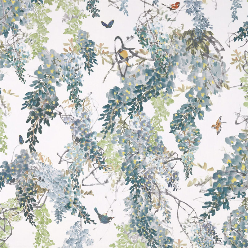 Wisteria Falls Fabric, Mineral