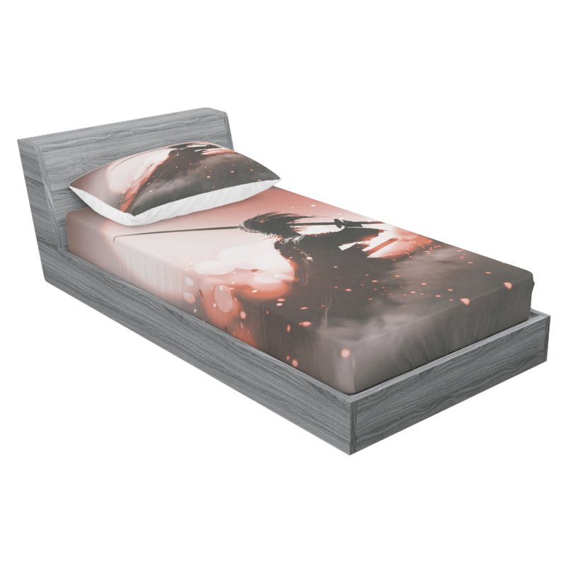 Microfiber Sheet Set, Twin Sheet Set with Fitted Sheet