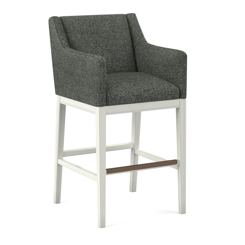 Upholstered Stool, 61471-61, White