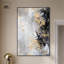 «Dusky Earth Canvas», peinture noire abstraite par Art Remedy-105593192-105593177