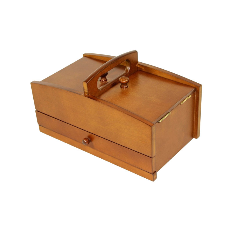 Wood Jewelery Box + Drawers