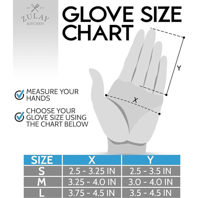 Zulay Cut Resistant Gloves Food Grade Level 5 Protection - Comfortable Safety Cut Resistant Work Gloves, Medium, Green
