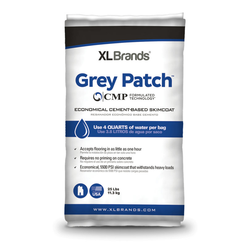 GREY PATCH ECONOMICAL CEMENT-BASED SKIM COAT