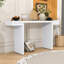 Console moderne avec finition peinte lisse, pieds réglables-392578976