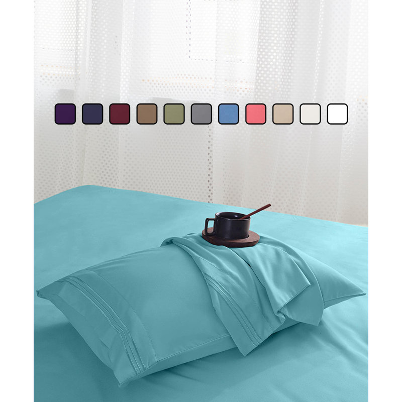 Greeny Green Luxury Bamboo Rayon Sheet Set, Teal