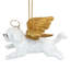 Maltese Dog Angel Holiday Ornament