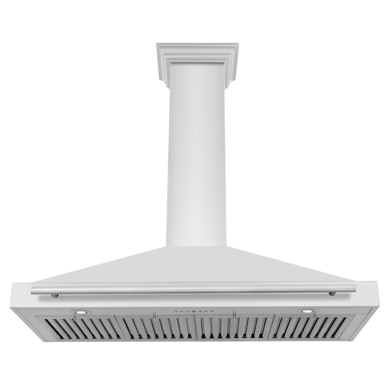 48" 400 CFM Ducted Wall Mount Range Hood, Stainless Steel
