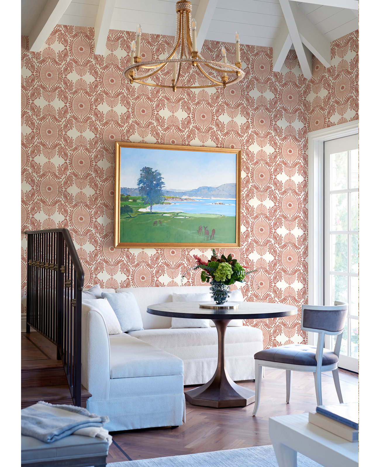 Giry Wallpaper, Red