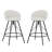 Upholstered Counter Stool With Metal Frame-2126321954-2126321953